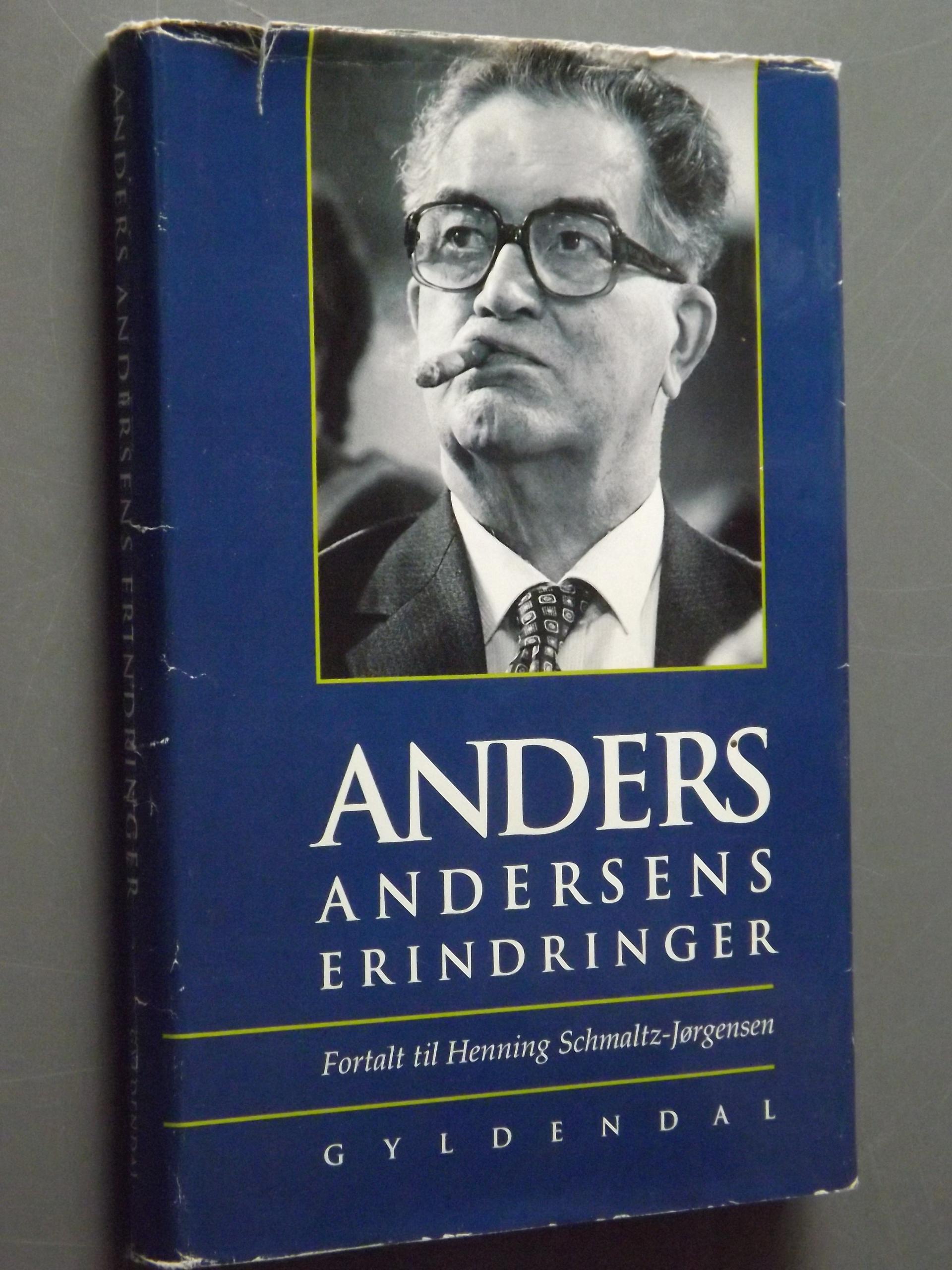 Henning Schmaltz-Jørgensen: Anders Andersens erindringer